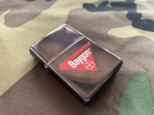 Zippo　Baygon　バイエル製薬　ミッドナイトクローム　1998年1月製　新品未使用