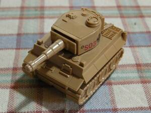 ■『コンバットチョロQ／ティーガーⅠ(デザートイエロー)』Panzerkampfwagen VI Tiger Ausfhrung E