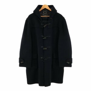 BURBERRY'S バーバリーズ 【men0708R】 ウールダッフルコート ロングジャケット 秋冬アウター イングランド フード ネイビー 紺 メンズ OC