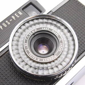 ★美品A★完動品★オリンパス OLYMPUS PEN EE-3 ペン ブラックボディ★レンズ&ファインダー簡易清掃済★モルト張替済★赤ベロ★付属品#346の画像8