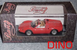 7133 bang 1/43 フェラーリ ディーノ 246 GTS 1972 レッド DINO ディノ バン ストリート street