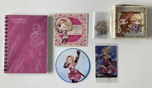 ●グランブルーファンタジー ジータ ゆらゆらチャームコレクション,リングノート(単品),コースター,カード セット