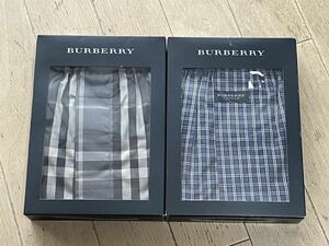  быстрое решение! Burberry! трусы 2 листов комплект M в клетку серый & маленький в клетку темно-синий производство конец последний one 