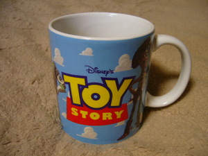 Disney ディズニー マグカップ TOY STORY スカイブルー基調　高さ88㎜直径78㎜　Sango　新品　自宅保管品