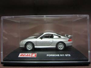  Real-X *PORSCHE 911 GT3 серебряный * литье под давлением 1/72 шкала *REAL-X