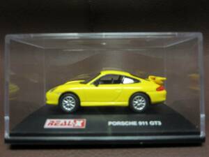  Real-X *PORSCHE 911 GT3 желтый * литье под давлением 1/72 шкала *REAL-X