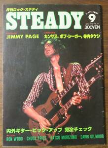 ROCK STEADY1978年Jimmy Page9寺内タケシ11T-BIRDめんたんぴんKansasカシオペアBob Seger大貫憲章Phil Ehartメデューサ森園勝敏Hall&Oates