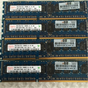 (H021)hynix PC3-10600 2GB×4枚　計8GB サーバー用メモリー