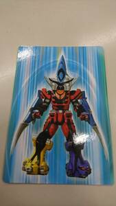  top confectionery Juken Sentai Gekiranger chewing gum card 64geki Shark to-ja