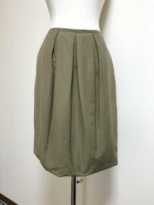  beautiful goods * Florent tight tuck skirt made in Japan beige S*2630