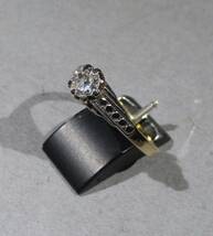 ☆ ビンテージ ダイア リング ０，３CT. １８KYG_画像2