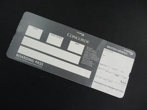  Britain aviation * Concorde unused .. ticket LAST YEAR2002 year ~2003 year for 1 sheets 
