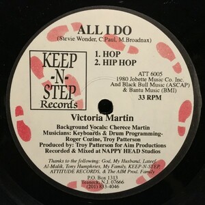 Victoria Martin / All I Do (Mixed By Tony Humphries)