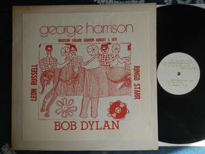 【LP】GEORGE HARRISON(米国CONTRA BAND70年代ヴィンテージMADISON SQUARE GARDEN AUGUST1,1971RINGO STARR/BOB DYLAN/LEON RUSSELL)