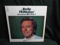 アンディ・ウィリアムスANDY WILLIAMS/グレーテスト・ヒット第1集●LP_画像1