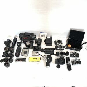 1 jpy start camera large amount lens various set sale operation not yet verification junk 