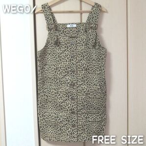 WEGO/フロントボタンミニジャンスカ