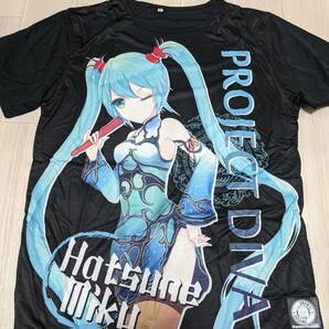 ☆未使用品☆ キャラTシャツ 半袖 SHAMOE XLサイズ 初音ミク DIVA VOCALOIDの画像1