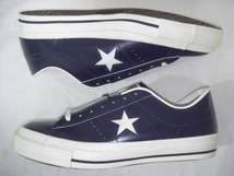 新品 DS 日本製 00s CONVERSE コンバース x TAKEO KIKUCHI タケオキクチ ONE STAR OX ワンスター レザー US9 27.5cm (M-22-4)_画像3