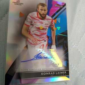 2021-22 TOPPS FINEST champions league silver REFRACTOR KONRAD LAIMERの画像1