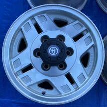 トヨタ　ハイラックスサーフ　ホイール　15×7JJ　オフセット8　４本　中古品_画像3