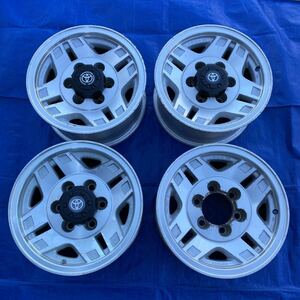 トヨタ　ハイラックスサーフ　ホイール　15×7JJ　オフセット8　４本　中古品