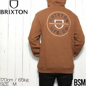 【送料無料】プルオーバーパーカー フーディ BRIXTON ブリクストン CREST HOODY 22021　BSM　 XLサイズ