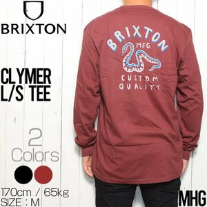 【送料無料】ロングスリーブTシャツ ロンT BRIXTON ブリクストン CLYMER L/S TEE 16825　MHG　 XLサイズ