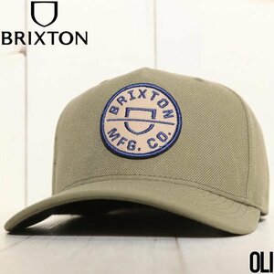 BRIXTON ブリクストン CREST C MP SNAPBACK CAP スナップバックキャップ 帽子　OLI