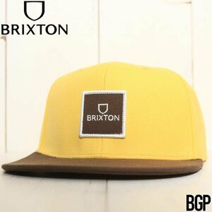 スナップバックキャップ 帽子 BRIXTON ブリクストン ALPHA SQUARE MP SNAPBACK CAP 11199　BGP