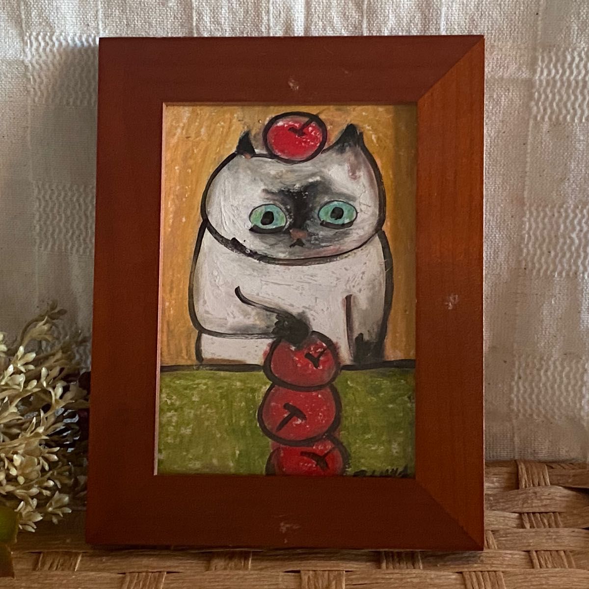 絵画 。壁掛け絵【神聖なヨーロッパの荘園でバラの花を楽しむ少女と