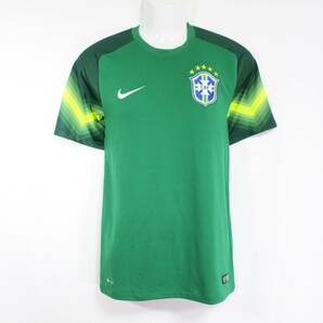 ブラジル代表 2014 ゴールキーパー GK ユニフォーム S ナイキ NIKE 送料無料 BRASIL サッカー シャツの画像1