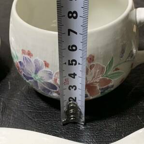 萬宝窯 蓋付きカップ 蓋 スプーン 茶碗蒸し スープカップ 陶器 食器の画像9