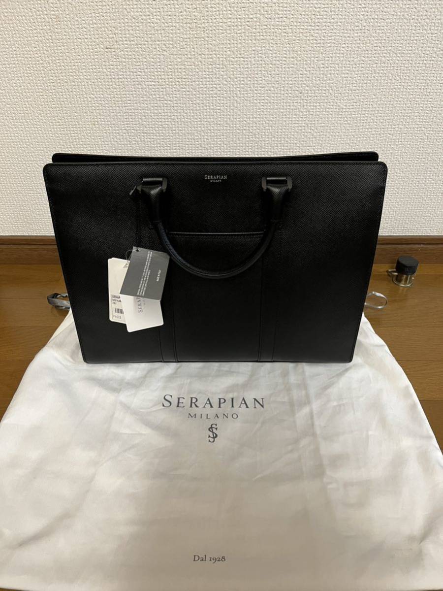 男女兼用 美品✨セラピアン キーホルダー付 ショルダーバッグ ブラック ...