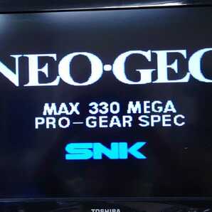【BK-1715】 NEOGEO MAX 330 MEGA 本体 PRO-GEAR SPEC コントローラー 2点 セット レトロ ゲーム アーケード スティック 付属品有り 動作OKの画像5