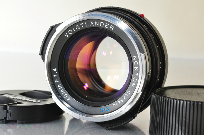 工場直送 VoightLander 単?点レンズ NOKTON classic 40mm F1.4 S.C.単