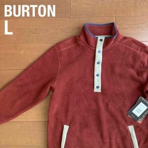 新品未使用タグ付き L BURTON フリースジャケット ハーフボタン