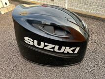 SUZUKI 150馬力 船外機 エンジンカウル 中古 割れなし 4スト ソルトウォーター使用 1オーナー 取りに来られる方希望 横浜市_画像1