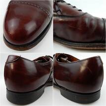 BOSTNIAN CLASSICS Cap Toe Shoes 1980s 1990s US8.5D ボストニアン クラッシック パンチドキャップトゥ ストレートチップ 26.5cm_画像9