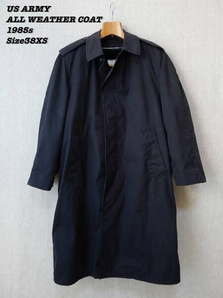 US ARMY ALL WEATHER COAT 1985s 38XS Vintage アメリカ軍 オールウェザーコート 1985年製 ヴィンテージ レインコート パイルライナー