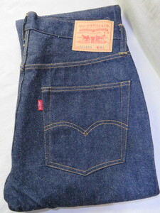 * rigid almost unused LEVI'S Levi's 503BXX jeans 1960 year of model red ear reissue W28 hem chain *