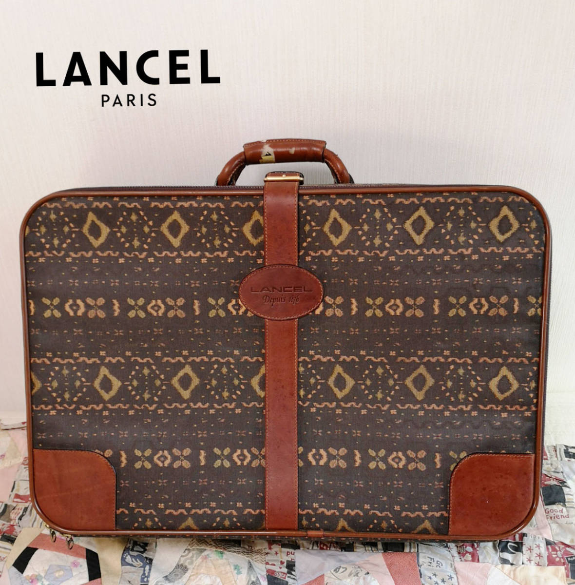 ランセル　LANCEL トランクケース　キャリーケース