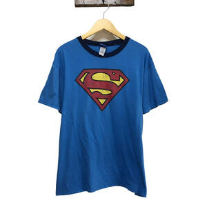 USA 古着 半袖 Tシャツ スーパーマン ロゴ DCコミックス 古着卸 激安 BA0496