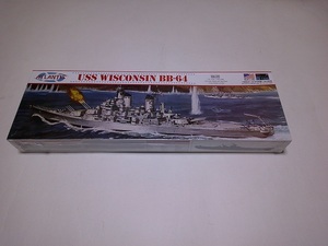 アトランティスモデル 1/535 米海軍戦艦 USS ウィスコンシン BB-64 USNAVY USS WISCONSIN battleship ATLANTIS MODELS 463