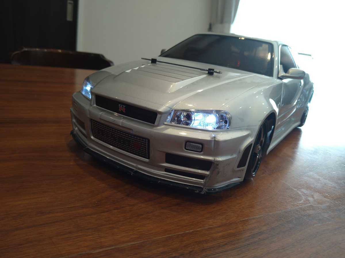 新品未走行 タミヤ ニスモ R34 GT-R Z-tune ドリスペ ドリフト い