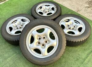 トヨタ カローラアレックス 純正 14インチ スチールホイール★ スタッドレスタイヤ　175/65R14 4本セット★カルディナ