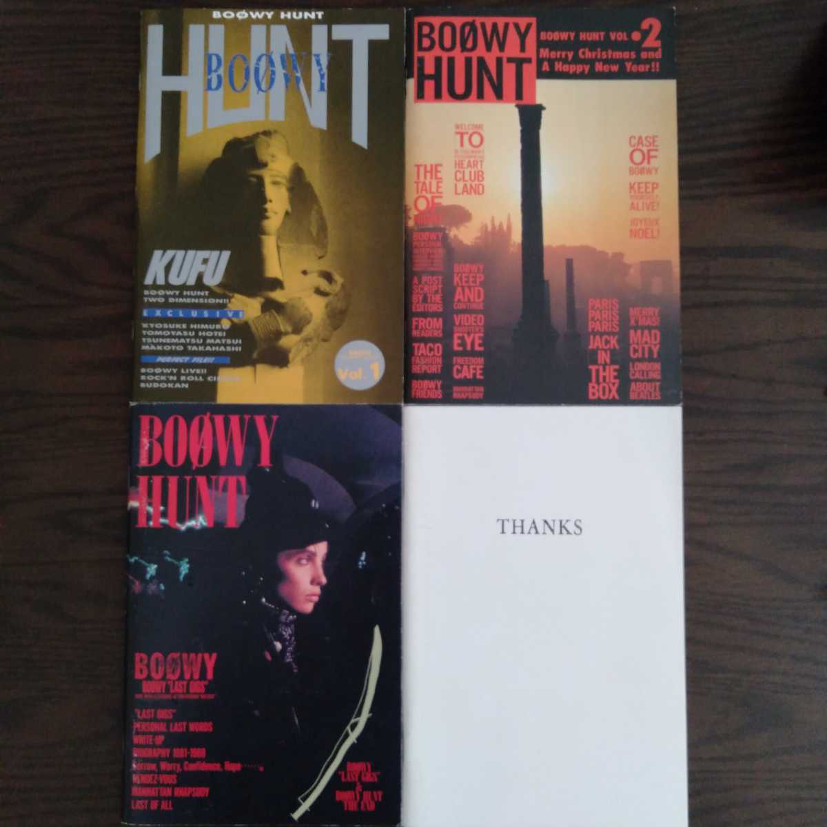 品質が 完全新品 未開封 BOOWY 非売品 当選品 氷室京介 布袋寅泰 HUNT