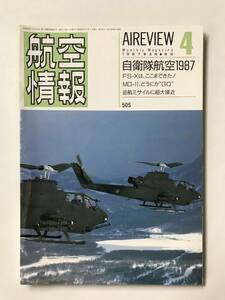 航空情報　1987年4月　No.505　自衛隊航空1987　　TM4199