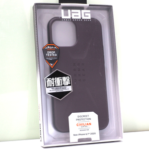 Apple iPhone 12 Pro Max (6.7インチ)用 URBAN ARMOR GEAR (UAG) 米軍MIL規格クリア 耐衝撃ケース CIVILIAN エッグプラント 未開封品