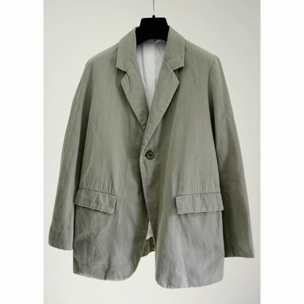 CASEY CASEY COTTON LINEN JACKET col.Olive size.S